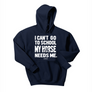 I Can't Go to School, My Horse Needs Me!