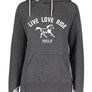 LIVE LOVE RIDE DOUBLE LINED FASHION HOODIE