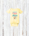 Rooted in Faith: Milk & Jesus Onesie