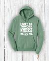"I Can't go to work, My horse needs me!" Hoodie