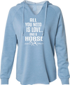 Love & Horses Cozy Lightweight Hoodie