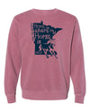 "Home is Where My Horse Is" Pigment Dyed Crew